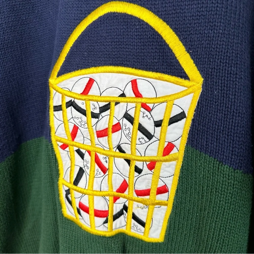 Vintage Clubfellow Golf Sweater Size Medium